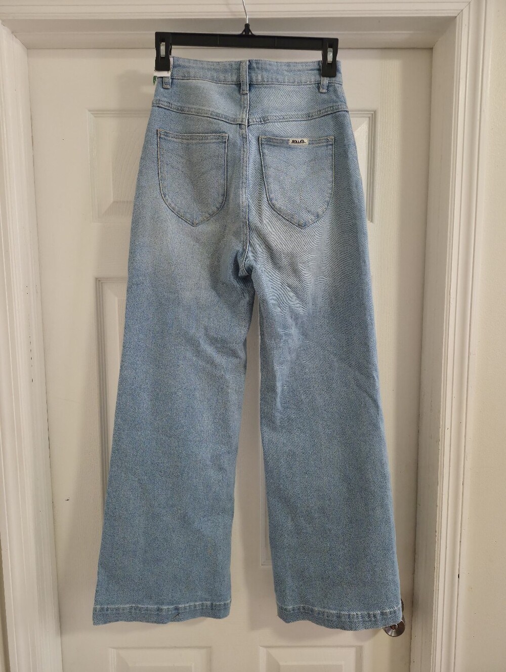 Rolla's Sailor Jeans Women's Size 25 Light Wash High Rise Wide Leg - Picture 3 of 9